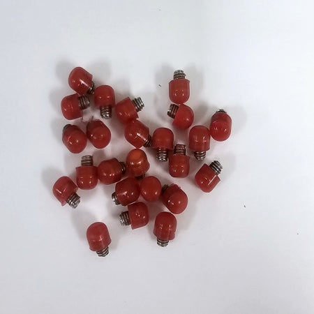 3.0mm Bumper Steel and Red Silicone (pkg of 50)