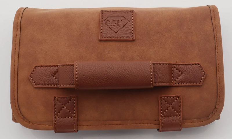 GSH Leather Roll Up Scissor Case (holds 6)
