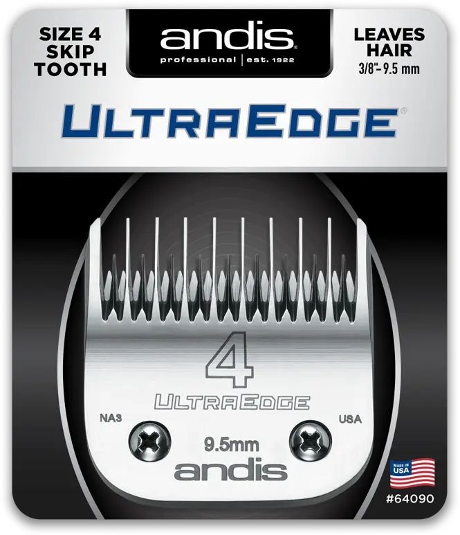 Andis Size 4 Skip Tooth Ultraedge Clipper Blade