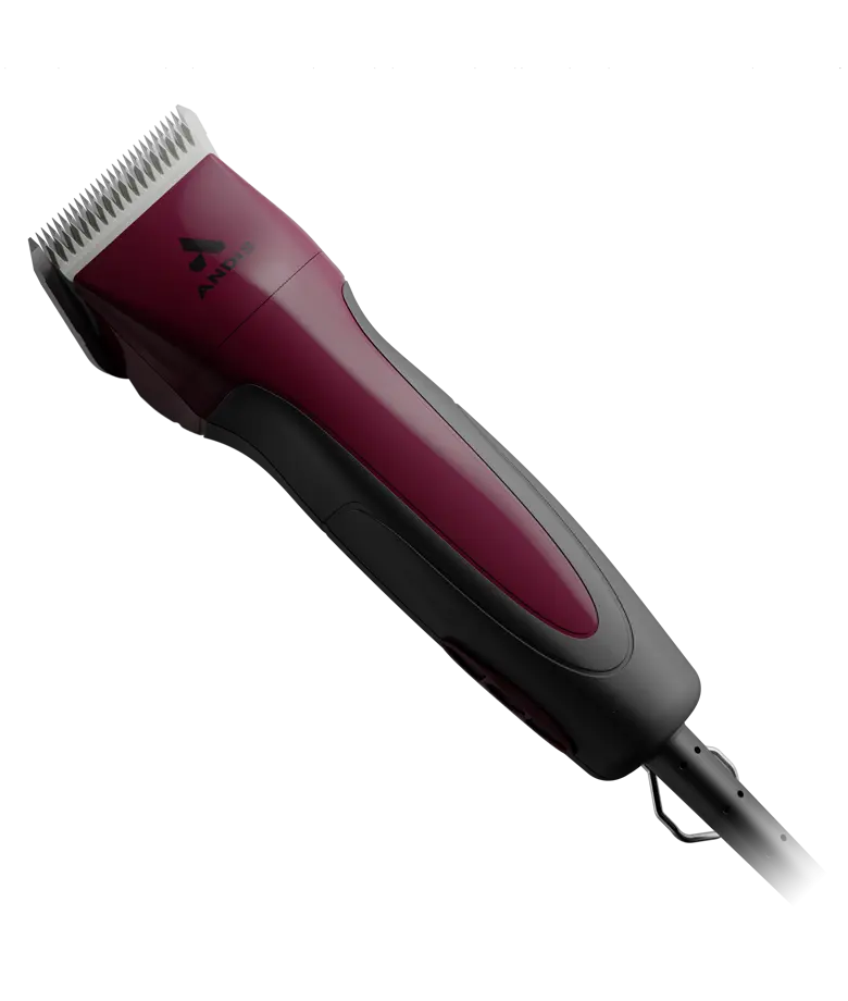 Andis Excel 5-Speed+ Detachable Blade Clipper, Burgundy
