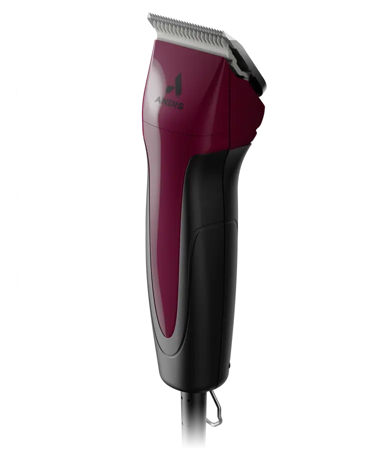 Andis Excel 5-Speed+ Detachable Blade Clipper, Burgundy