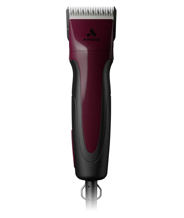 Andis Excel 5-Speed+ Detachable Blade Clipper, Burgundy