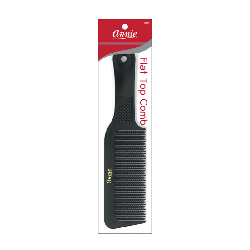 Annie #0069 Comb Flat Top Black