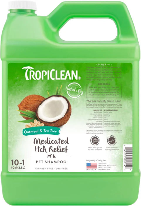 Oatmeal &amp; Tea Tree Medicated Itch Relief Shampoo