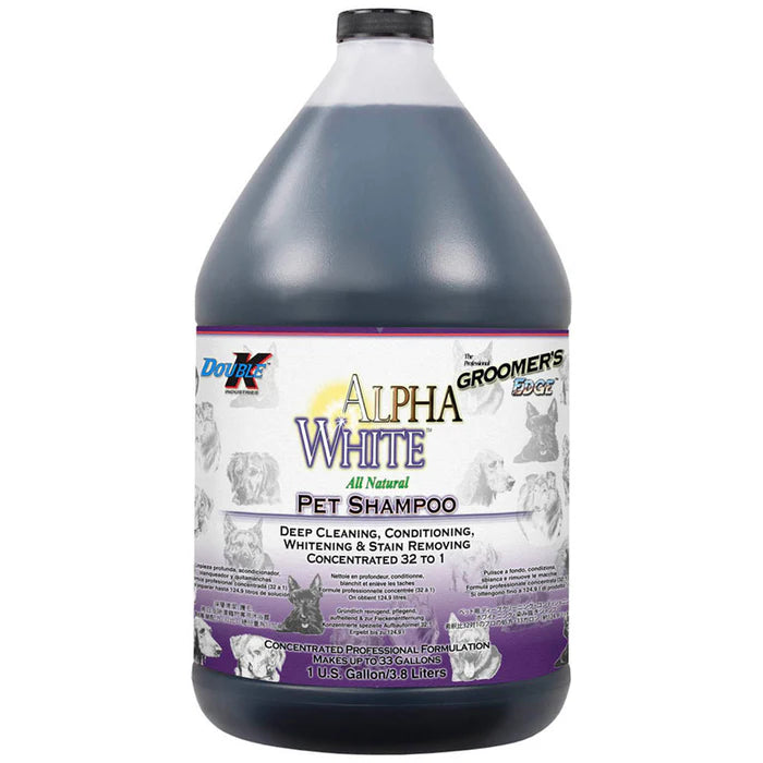 Double K Alpha White Shampoo 1 Gal
