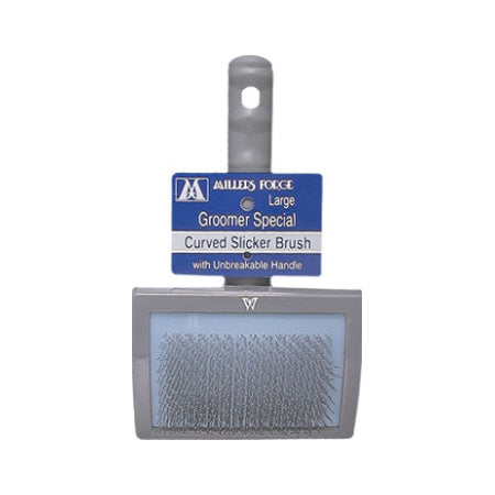Miller Forge Curved Slicker Brush, #415C