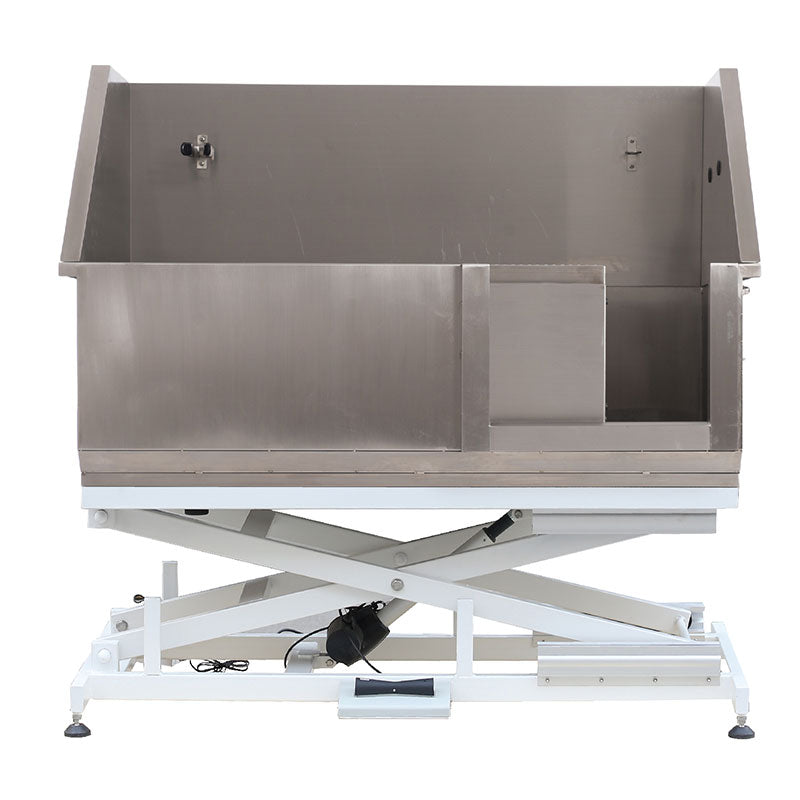 Electric Lifting Stainless Steel Tub with Sliding Door (Powered by Denmark Linak Actuator &amp; Transformer &amp; Foot Pedal)
