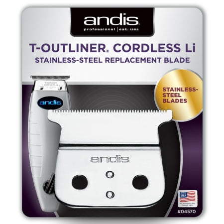 Andis T Outliner Cordless Li SS Blade