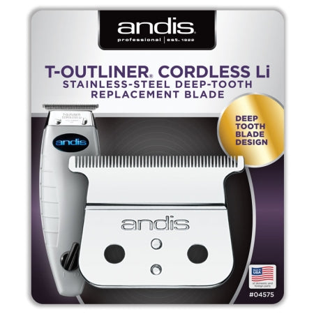 Andis T Outliner Cordless Li SS Deep Tooth Blade