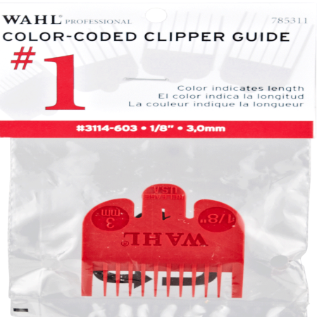 Wahl Color-Coded #1 Red Guide