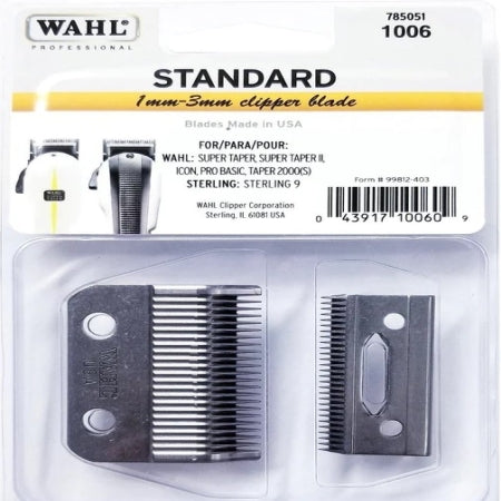 Wahl 2 Hole Clipper Blade Standard 1mm-3mm