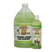 Envirogroom Natural Green Herbal Ear Cleaner Shampoo in a bottle with a green label, ready-to-use professional herbal formula.
