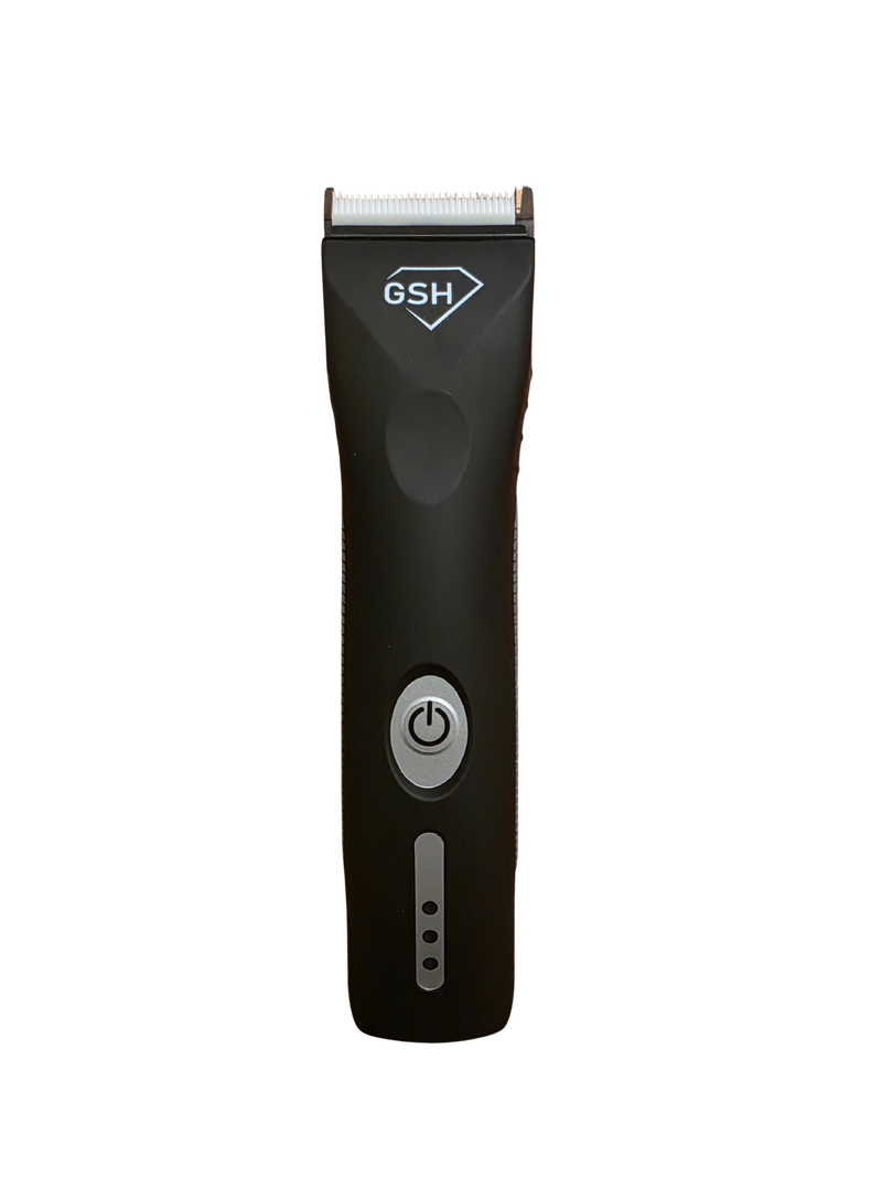 Gremlin 5-in-1 clipper by Groomer Supply House with multiple adjustable blades and attachments for versatile grooming.