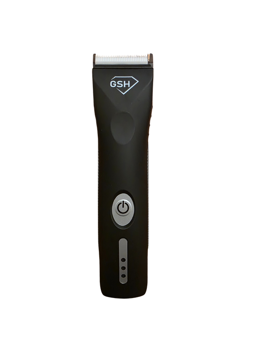 Gremlin 5-in-1 clipper by Groomer Supply House with multiple adjustable blades and attachments for versatile grooming.