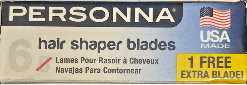 Personna Hair Shaper Blades 6Pc