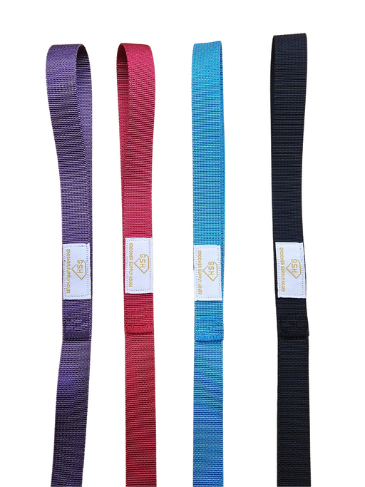 Groomer Supply House kennel leads attached to metal hooks, durable accessories for pet grooming and training.