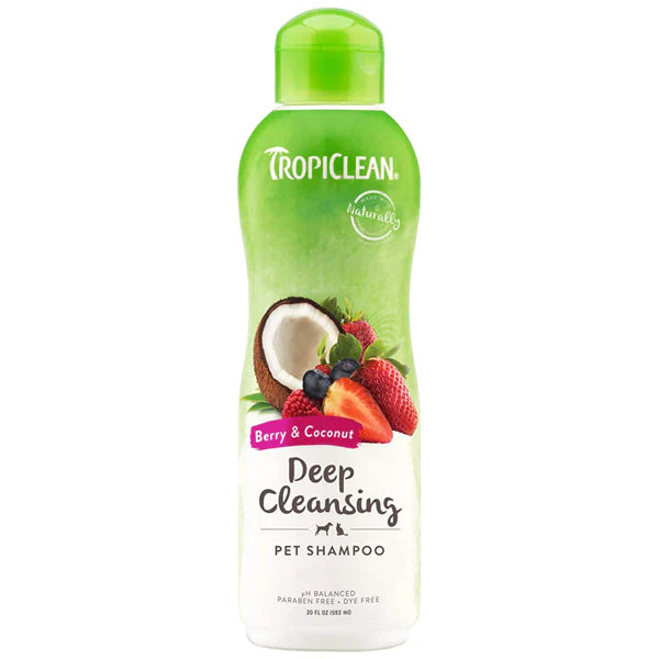 Berry &amp; Coconut Deep Cleansing Pet Shampoo 20oz